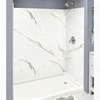 SPC Bathroom Wall Kit with Seamless Vein Pattern, Heavy Duty & Low Maintenance