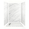 Commercial Grade Continuous Vein SPC Bathroom Cladding Complete Set with Trims
