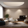 Decorative Wpc Fluted Pvc Marble Wall Panel