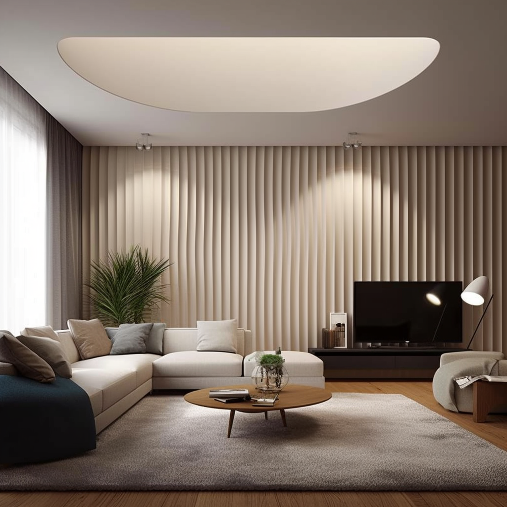 Decorative Wpc Fluted Pvc Marble Wall Panel